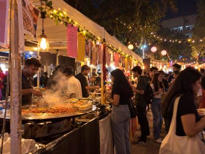 Food stalls at the fest