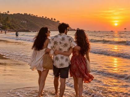 Friends on the beach