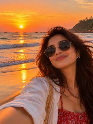 Sunset selfie