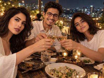 Rooftop farewell dinner