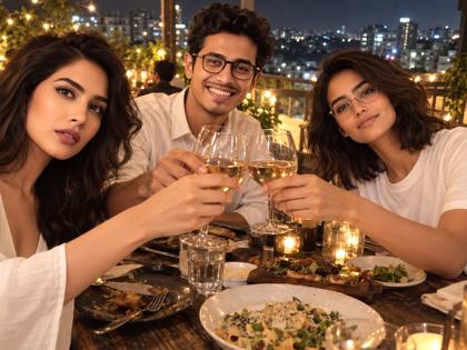 Rooftop farewell dinner