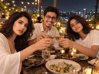Rooftop farewell dinner