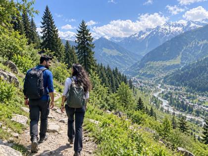 Hiking with Arjun