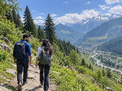 Hiking with Arjun