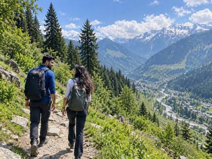Hiking with Arjun