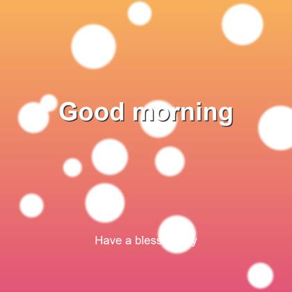 Forward: Good morning