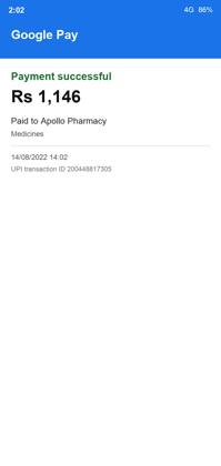 Pharmacy bill