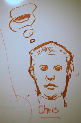 Notes on a whiteboard